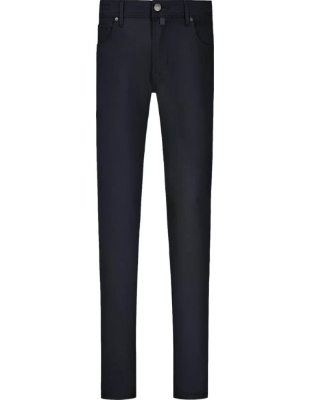 Jacob Cohën pantalón Bard en tejido técnico azul marino vista frontal