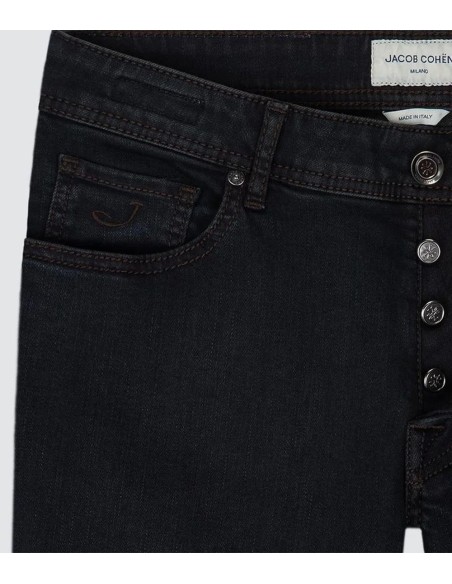 JACOB COHËN Vaquero Bard elástico blue-black | Almirante Seis Madrid