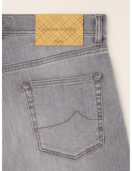 Jacob Cohën Jeans Bard gris lavado claro pespuntes moka| Ego Madrid