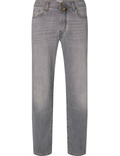 Jacob Cohën Jeans Bard gris lavado claro pespuntes moka en nuestra tienda oficial Almirante seis en Madrid