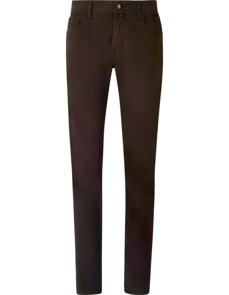 Almirante Seis Jacob Cohën Vaquero Bard gabardina elástica marrón vista frontal
