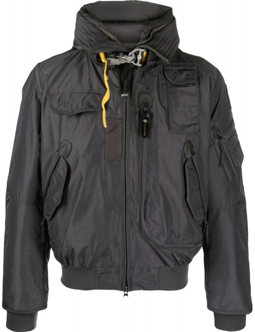 Ego Madrid cazadora PARAJUMPERS Masterpiece Bomber Gobi gris phantom MA01 vista frontal