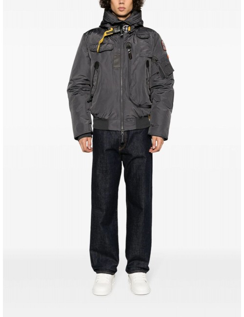 Ego Madrid cazadora PARAJUMPERS Masterpiece Bomber Gobi gris phantom MA01 vista frontal