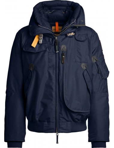 Ego Madrid cazadora PARAJUMPERS Masterpiece Bomber Gobi azul MA01 vista frontal