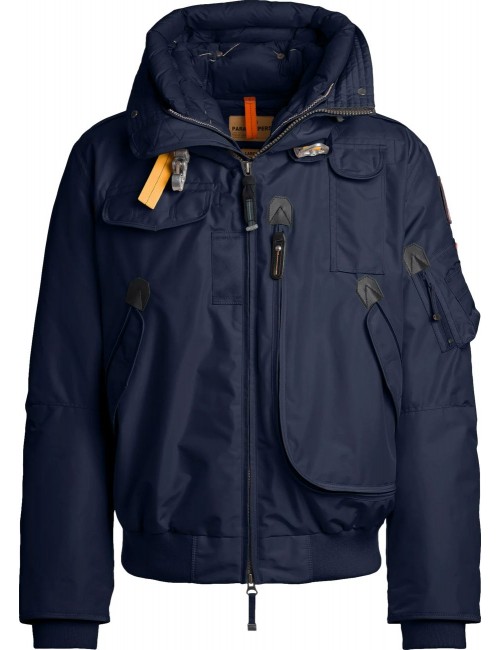Ego Madrid cazadora PARAJUMPERS Masterpiece Bomber Gobi azul MA01 vista frontal