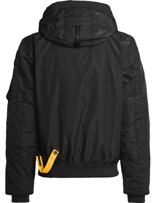 Ego Madrid cazadora PARAJUMPERS Masterpiece Bomber Gobi negro MA01 vista espada con capucha