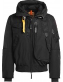 PARAJUMPERS Gobi Bomber negro Masterpiece con capucha