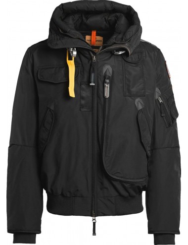 Ego Madrid cazadora PARAJUMPERS Masterpiece Bomber Gobi negro MA01 vista frontal
