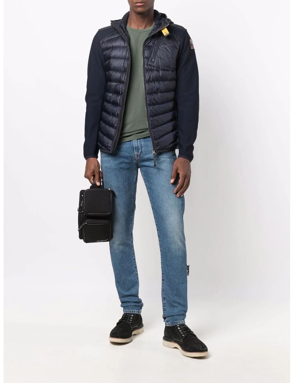 PARAJUMPERS Cazadora con capucha Nolan Hybrid navy
