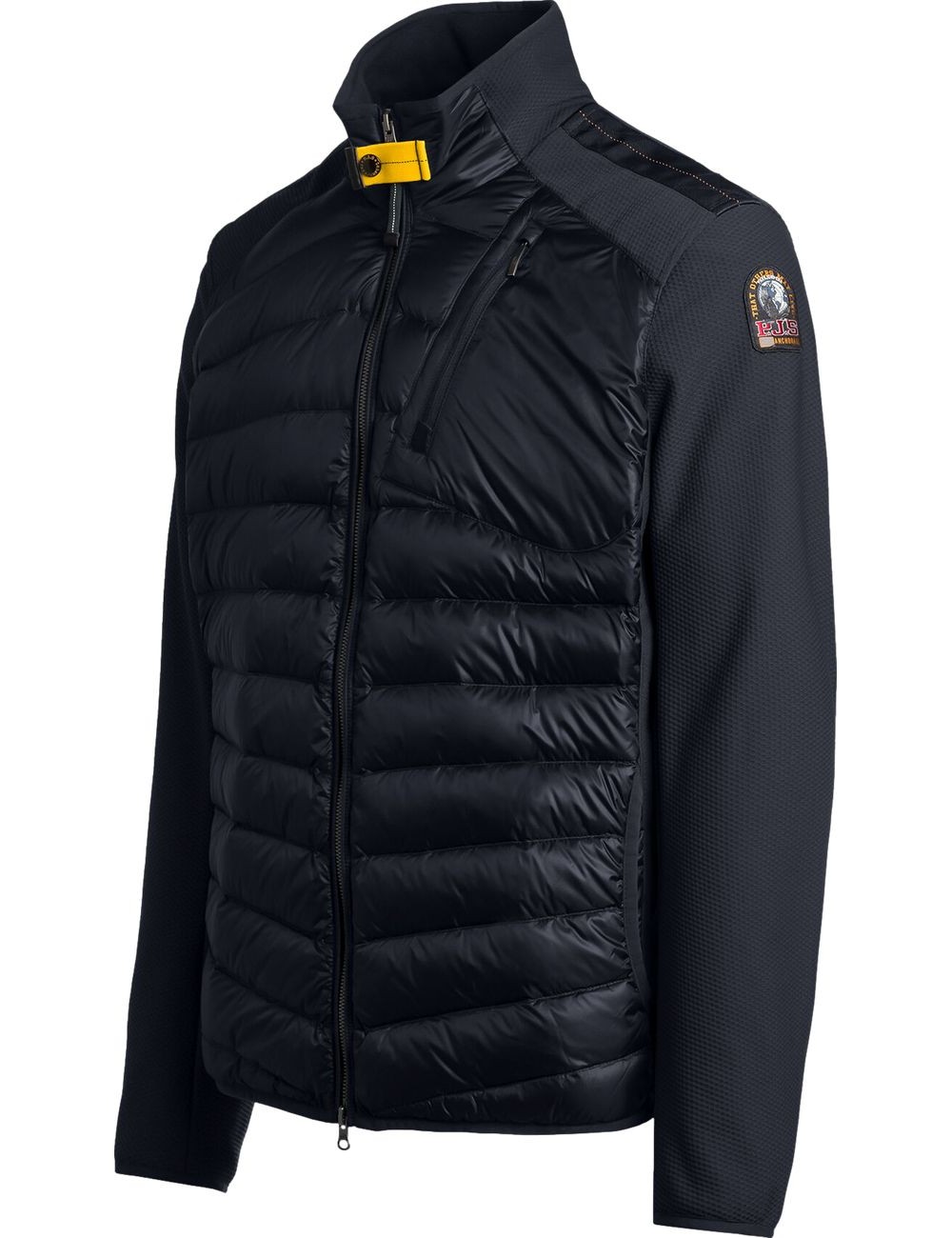 PARAJUMPERS JAYDEN Hybrid blue navy vista lateral con parche