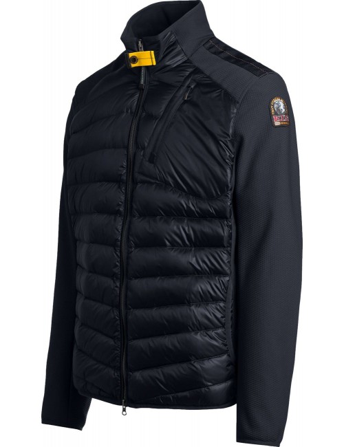 PARAJUMPERS JAYDEN Hybrid blue navy vista lateral con parche