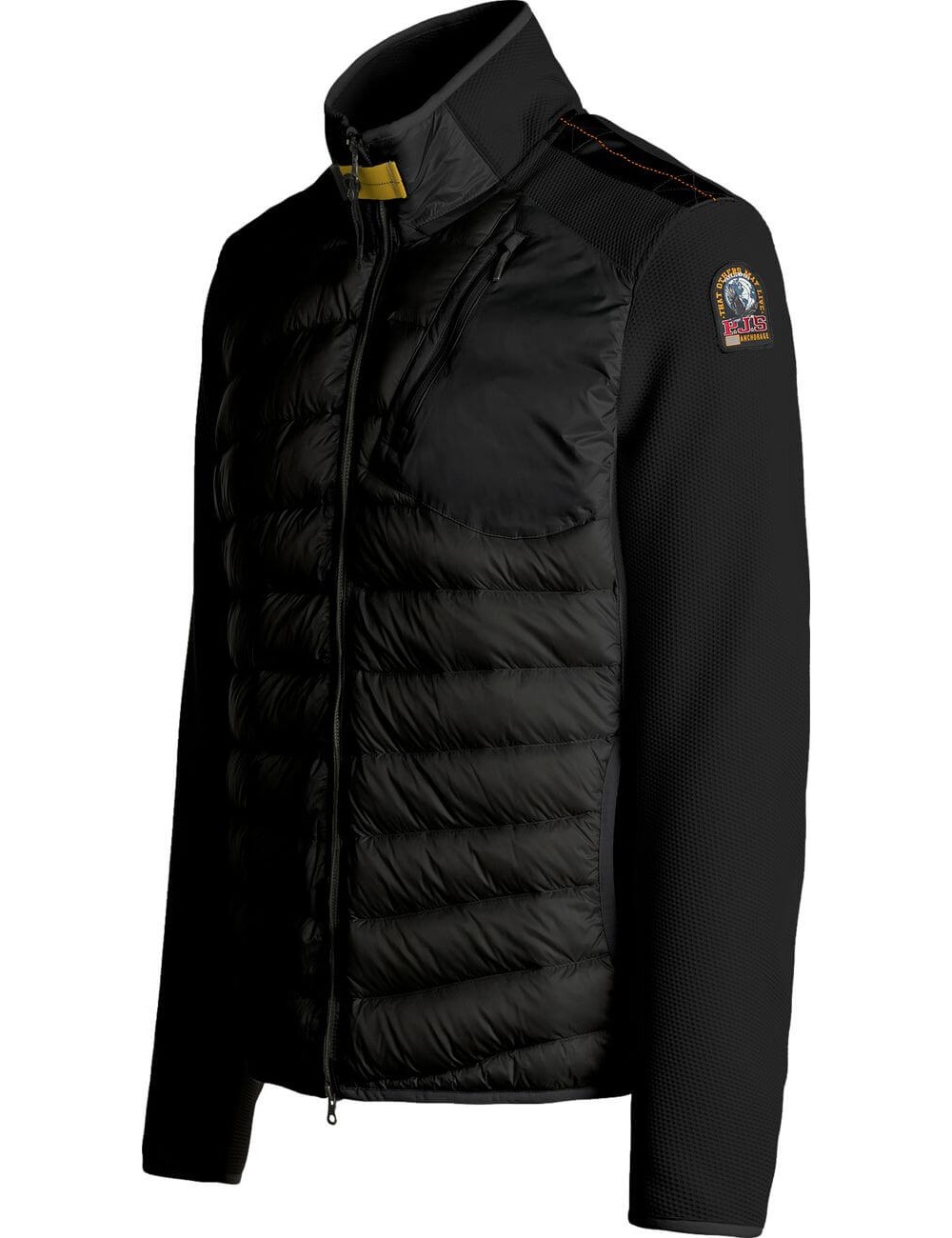 PARAJUMPERS JAYDEN hybrid negro vista lateral en Ego Madrid tienda multimarcahombre oficial