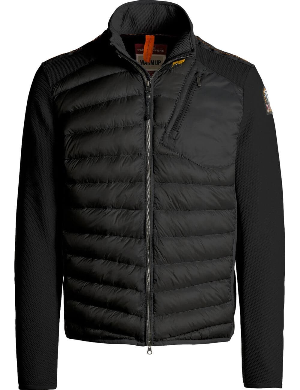 PARAJUMPERS JAYDEN hybrid negro vista frontal en Ego Madrid tienda multimarca oficial