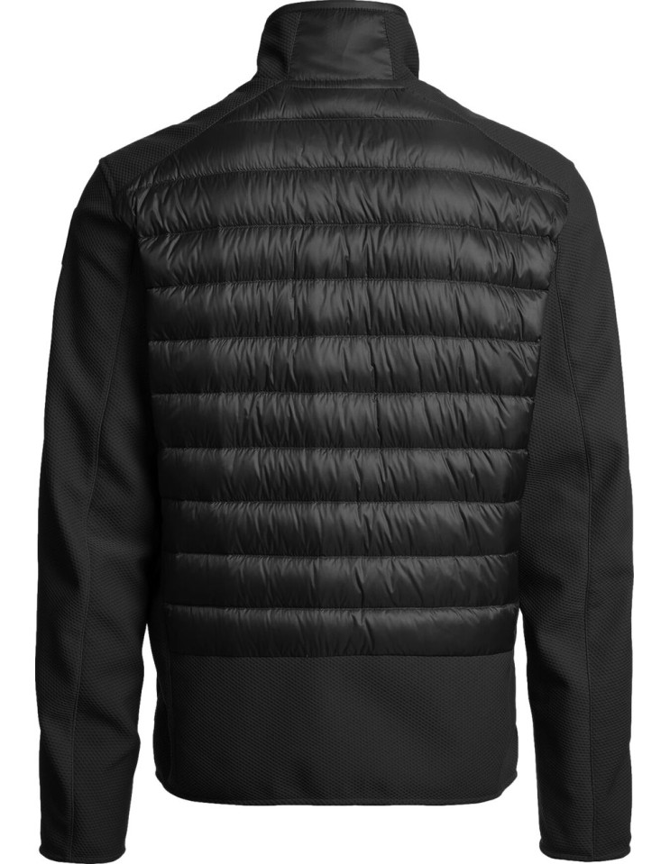 PARAJUMPERS cazadora hombre JAYDEN hybrid negro vista espada en Ego Madrid tienda multimarca oficial
