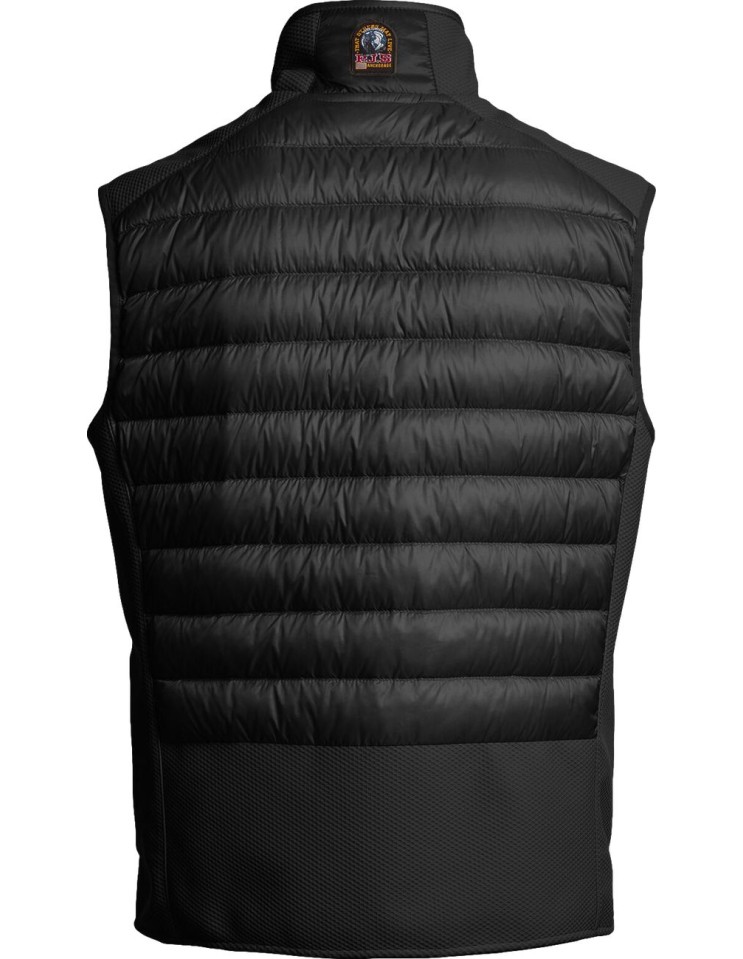 Parajumpers chaleco Hybrid Zavier negro vista espalda