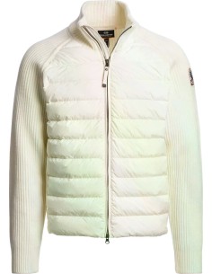 Cardigan híbrido de Parajumpers Olmo en color blanco roto