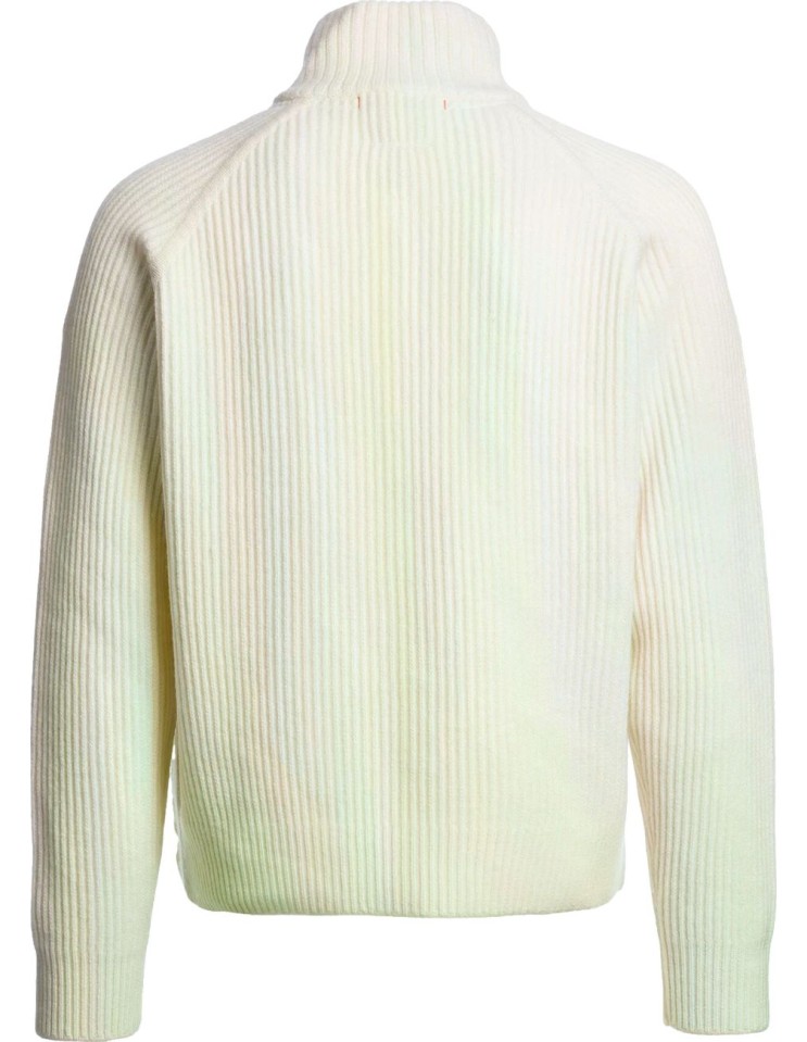 Cardigan híbrido de Parajumpers Olmo en color blanco roto