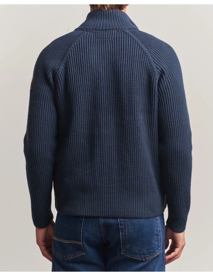 Cardigan híbrido de Parajumpers Olmo en color azul