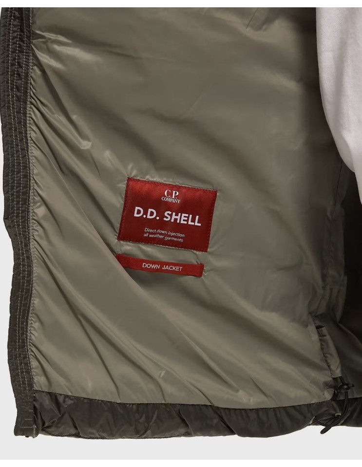 C.P. COMPANY Chaqueta de plumón DD SHELL color verde Fallen Rock