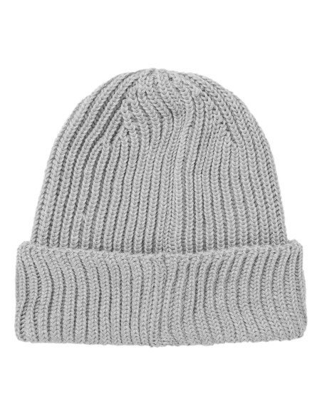 EGO MADRID C.P. COMPANY GORRO DE LANA MERINO GRIS MELANGE parte trasera
