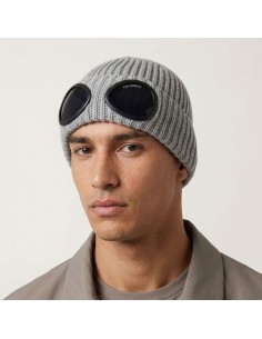 EGO MADRID C.P. COMPANY GORRO DE LANA MERINO GRIS MELANGE 2