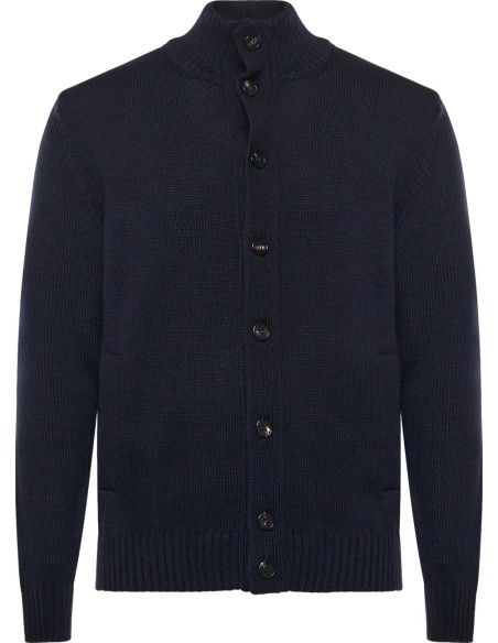 Zanone-Slowear cardigan Chioto lana azul | Almirante Seis Madrid