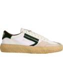 PURAAI zapatilla vegana Vintage Vischio blanca y logo verde