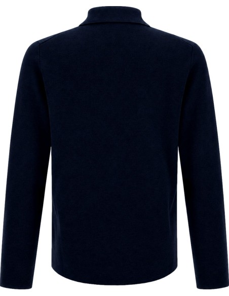 Chaqueta Sahariana Zanone Lana Merino Azul Marino | Slowear