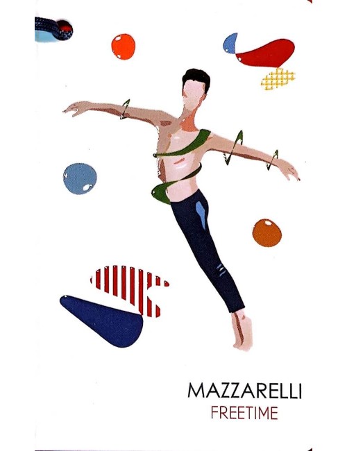 Mazzarelli camisa Freetime con microestampado rojo y blanco