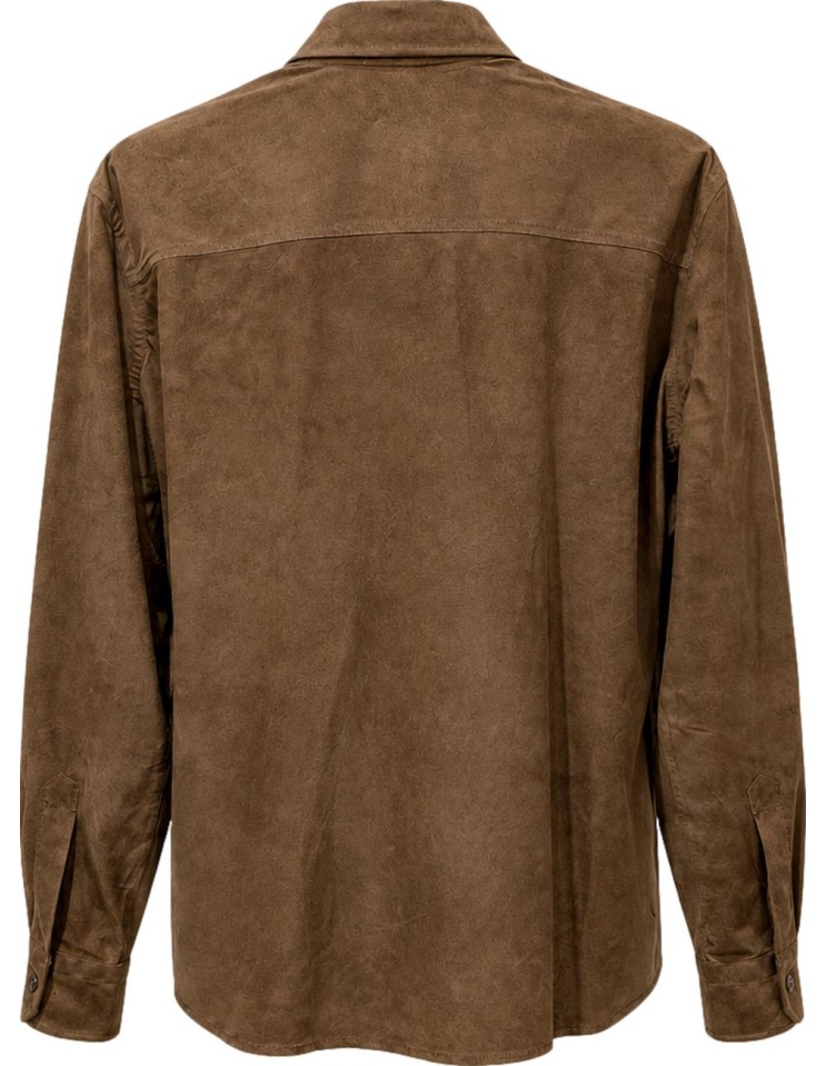 Mazzarelli camisa Freetime tejido técnico apariencia ante vista espalda