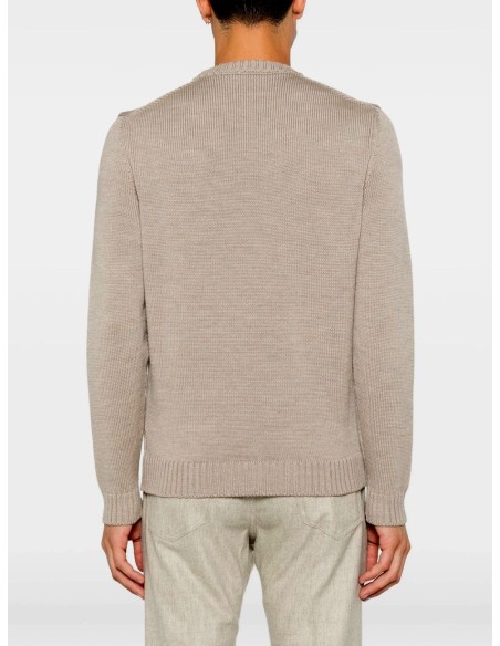 ersey-zanone-giro-beige-cuello-redondo vista espalda
