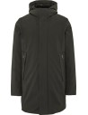 RRD Winter Eskimo parka hombre verde con Plumón de Pato 90/10 y Tejido SURFLEX® vista frontal
