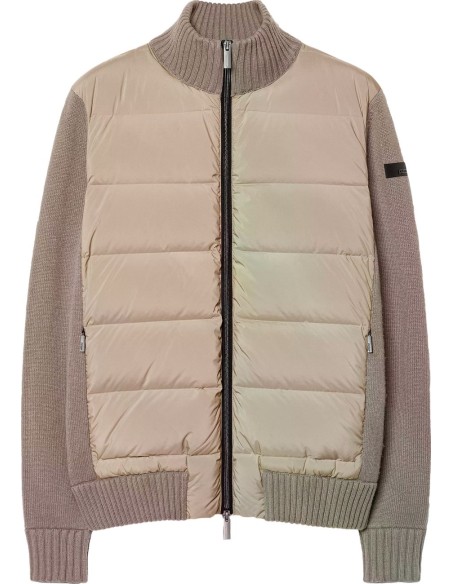 Chaqueta híbrida RRD de plumón de pato 90/10 con mangas de lana y cachemira vista frontal