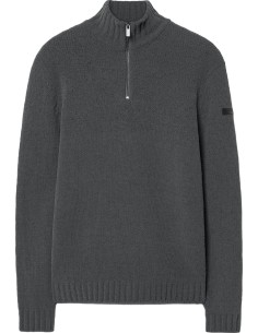 Jersey Cinematt RRD gris con media cremallera, vista frontal
