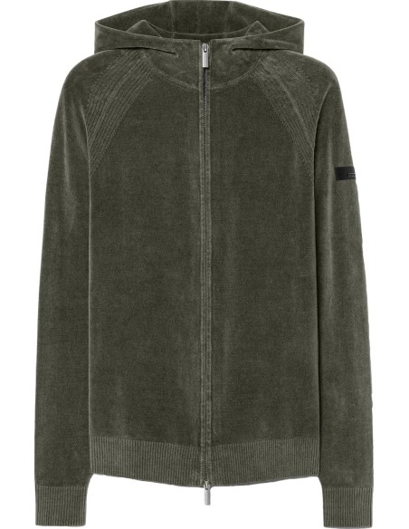 Sudadera con capucha de chenilla Velvet Techno Wash efecto delavé