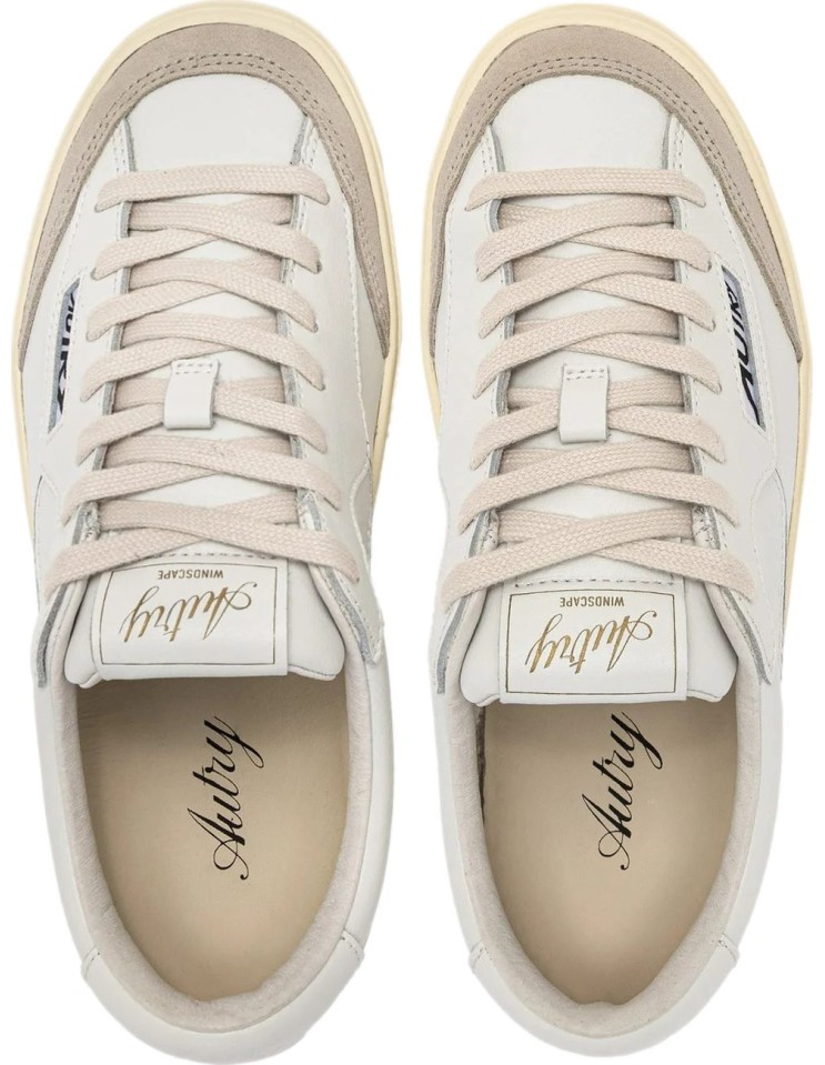 Autry sneakers Windscape blanca parara hombre vista lateral vista cenital