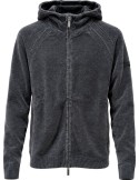 RRD Sudadera gris con Capucha Chenilla Velvet Techno Wash Hood Zip Knit | Efecto Delavé
