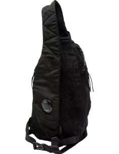 Mochila Bandolera C.P. Company Nylon B Lens Negra vista frontal 2