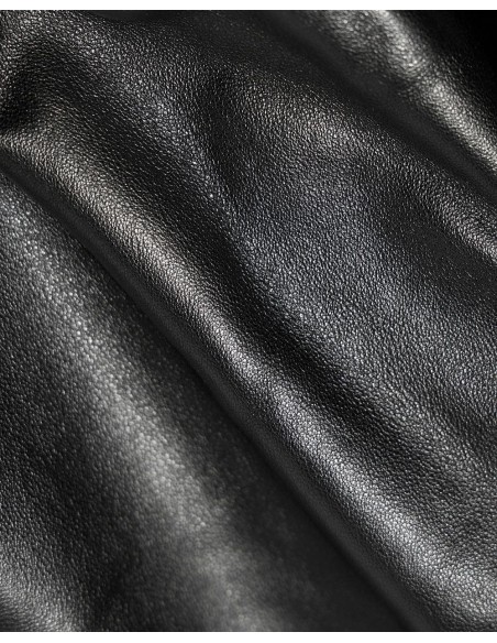 Chaqueta de Cuero Neo Bunny — Moose Knuckles detalle piel