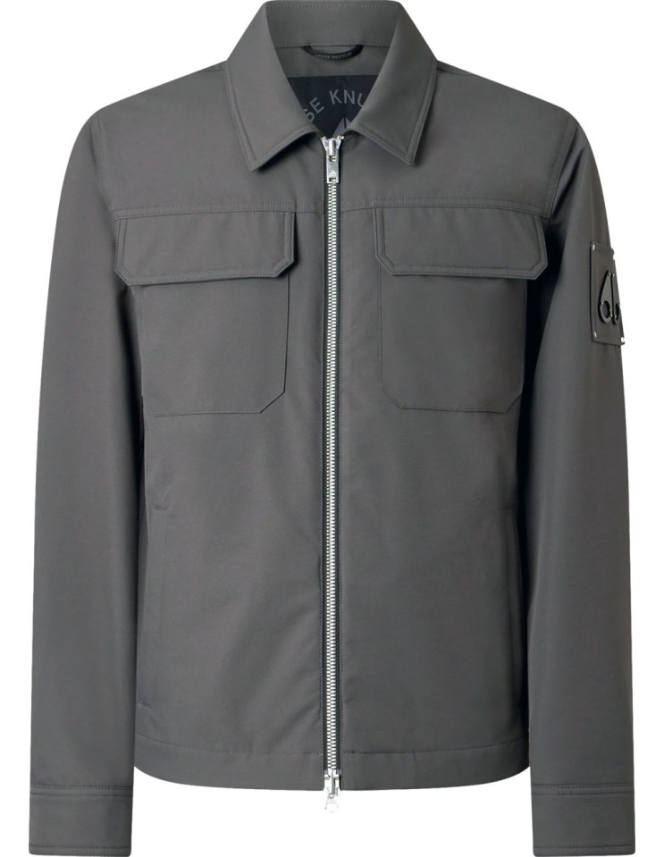 Sobre camisa Jacques gris Impermeable Moose Knuckles| Ego Madrid