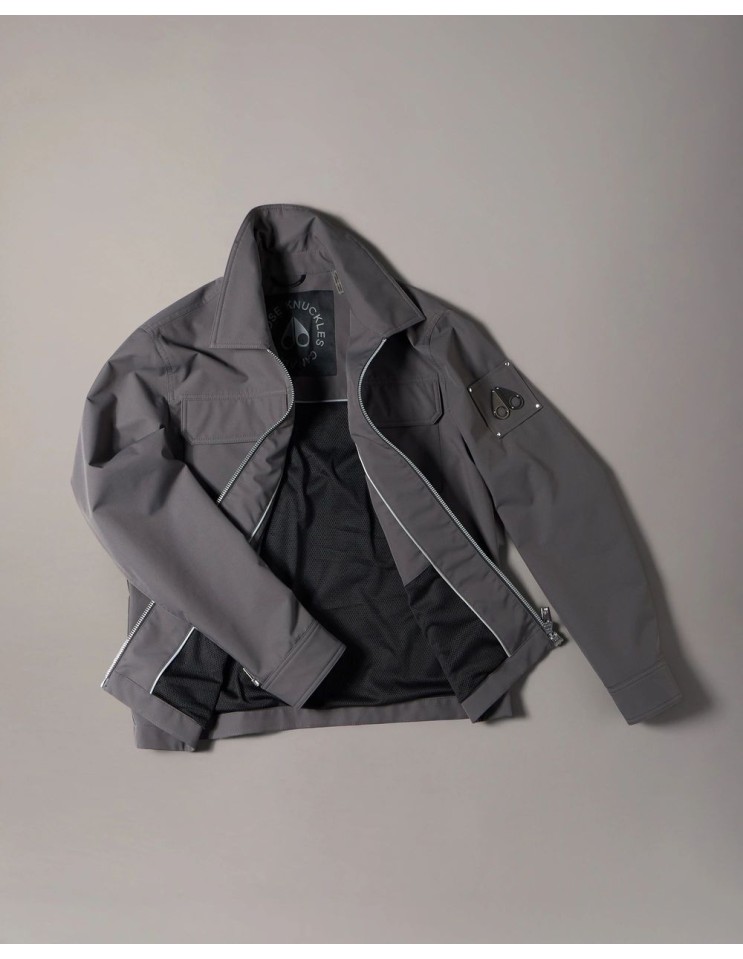 Jacques Shirt Jacket  de Moose Knuckles abierta vista interior