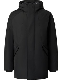 Chaqueta negra West-ED 3Q de plumas vista frontal