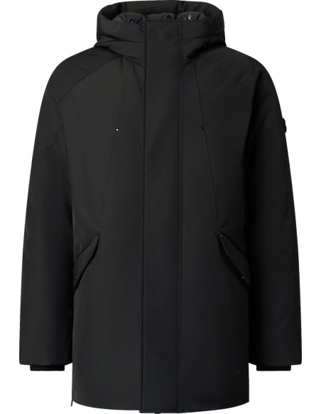 Chaqueta negra West-ED 3Q de plumas vista frontal