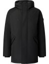 Chaqueta negra West-ED 3Q de plumas vista frontal