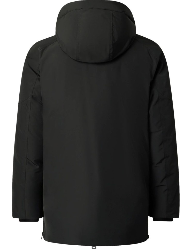 Chaqueta negra West-ED 3Q de plumas vista espalda