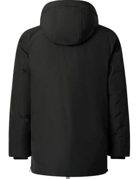 Chaqueta negra West-ED 3Q de plumas vista espalda