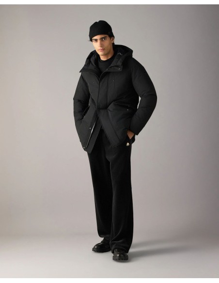 Chaqueta negra West-ED 3Q de plumas vista frontal