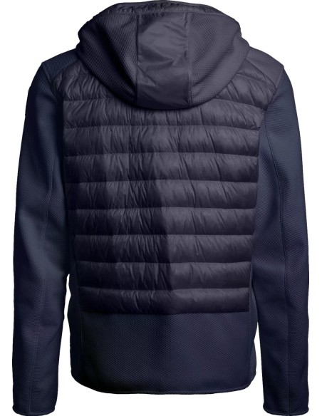 PARAJUMPERS Cazadora con capucha Nolan Hybrid navy vista espalda