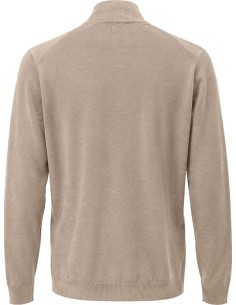 Cárdigan de hombre Favonio de Fedeli beige 140 VISTA FRONTAL 2