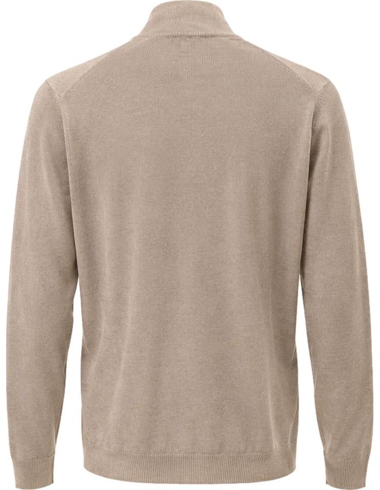 Cárdigan de hombre Favonio de Fedeli beige 140 VISTA espalda